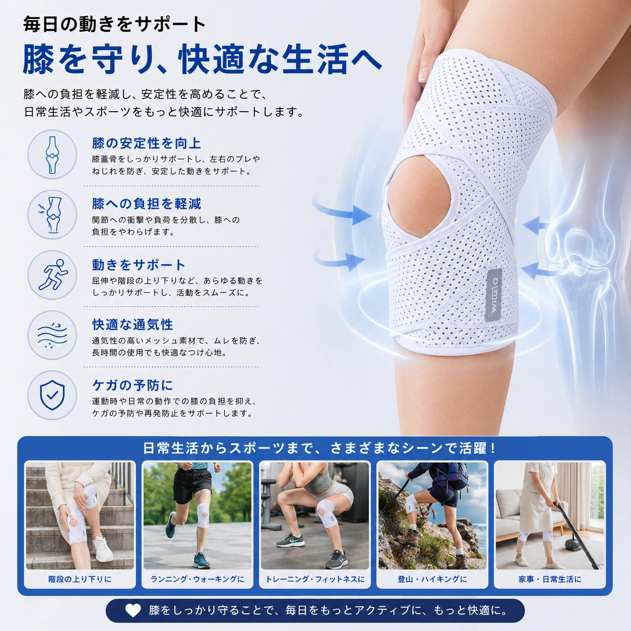 ActiveBrace™ | 軽やかに動く、しっかり支える。