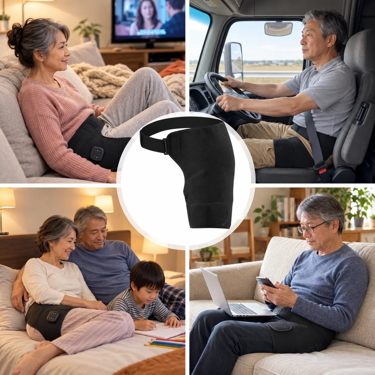 KokanReset™|温熱・加圧・赤色LEDの3in1股関節ケア