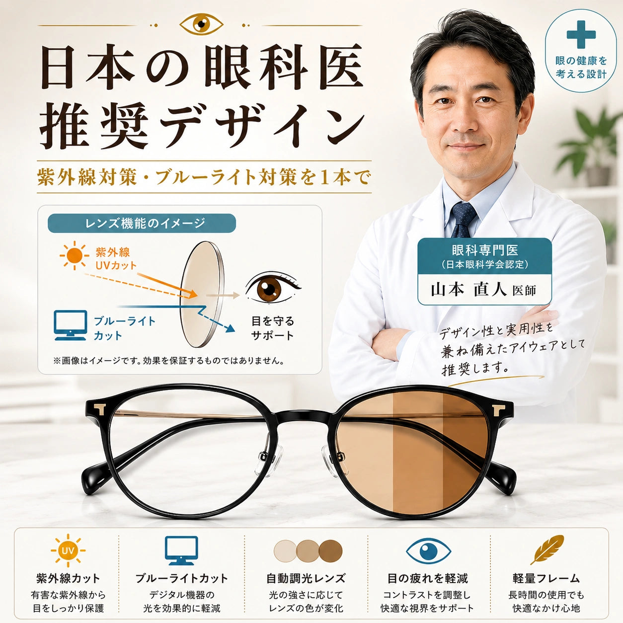 SunGuard™ Vision|自動調光メガネ