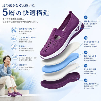 CloudWear™｜雲のような軽さ、一日中続く快適さ。