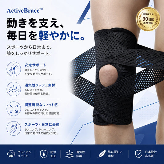 ActiveBrace™ | 軽やかに動く、しっかり支える。