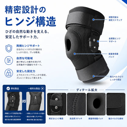 KneeGuard Pro™ | 動きを支える、確かな安定感。