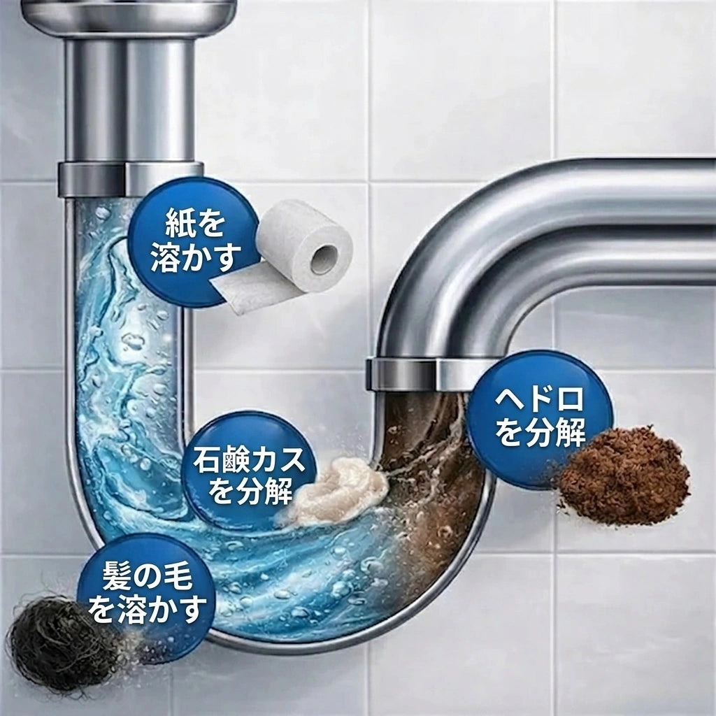 Takuroa™ WildTornado Pro｜強力発泡パイプクリーナー