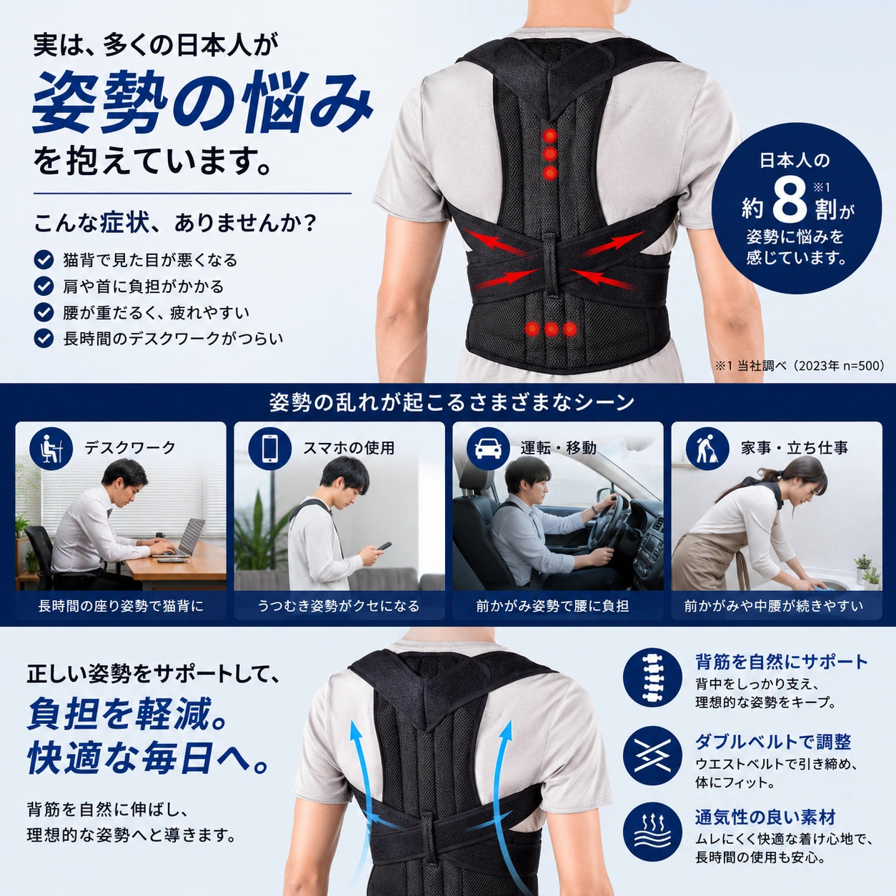 AlignCore™ | 毎日の姿勢を、美しく快適に