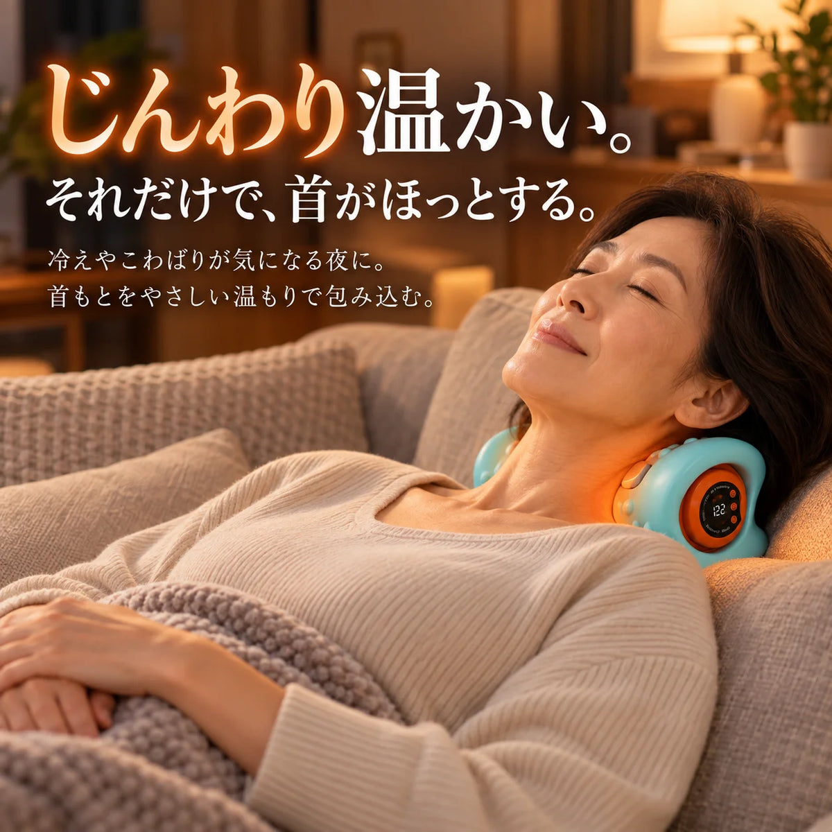 [特別オファー] KubiReset™ 温熱・EMS・振動・ストレッチの4in1ネックケア