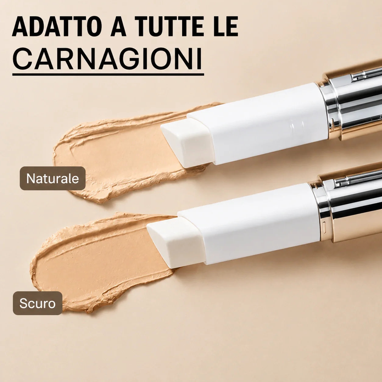 Sarttore | Fondotinta intelligente – Pennello integrato e pigmenti adattivi – SkinMatch™