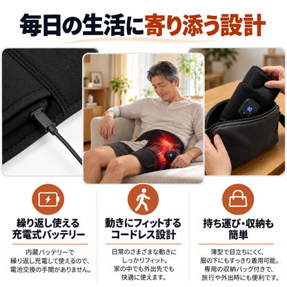 KokanReset™｜温熱・加圧・赤色LEDの3in1股関節ケア