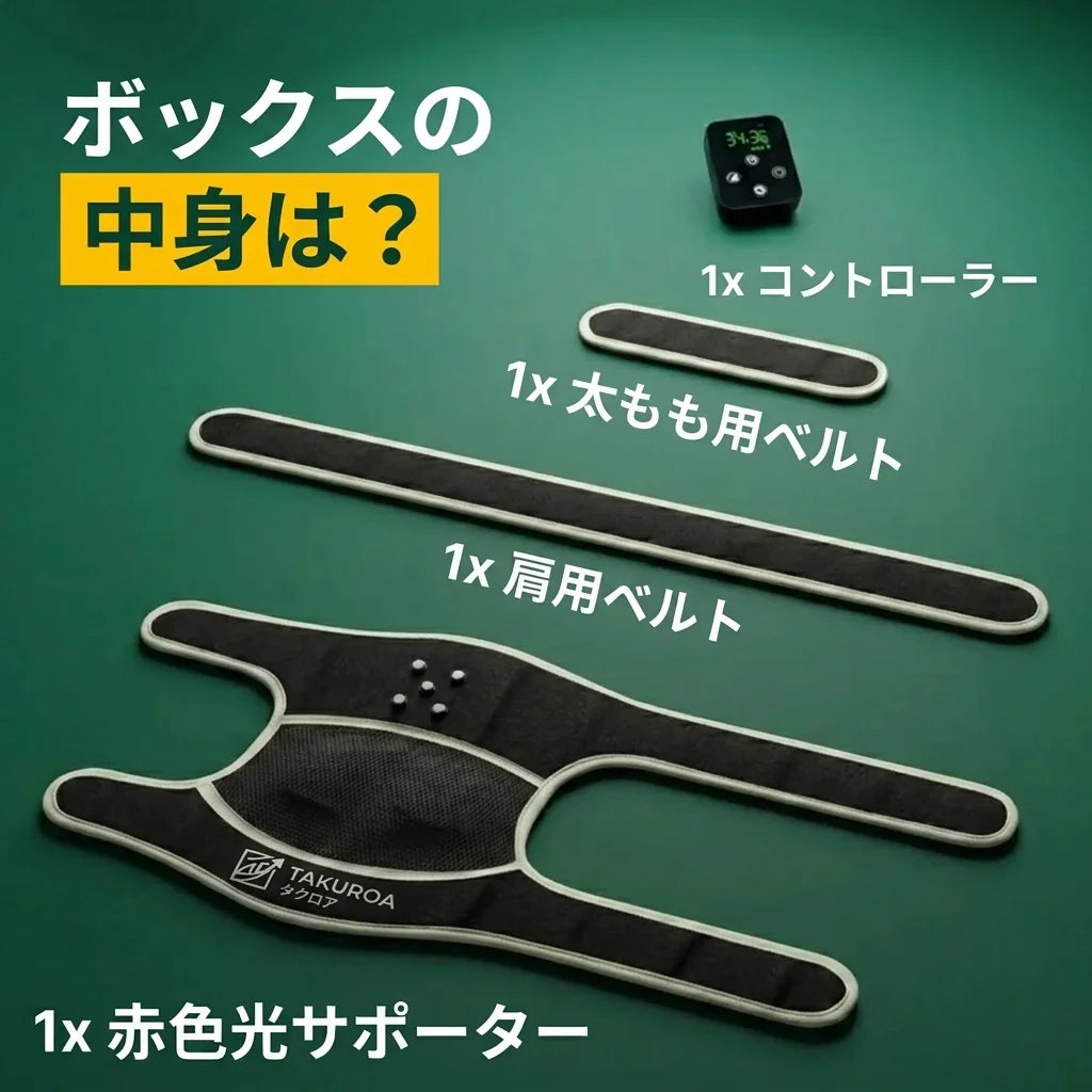 HizaGlow™  赤色LED・近赤外線 2in1ひざケア