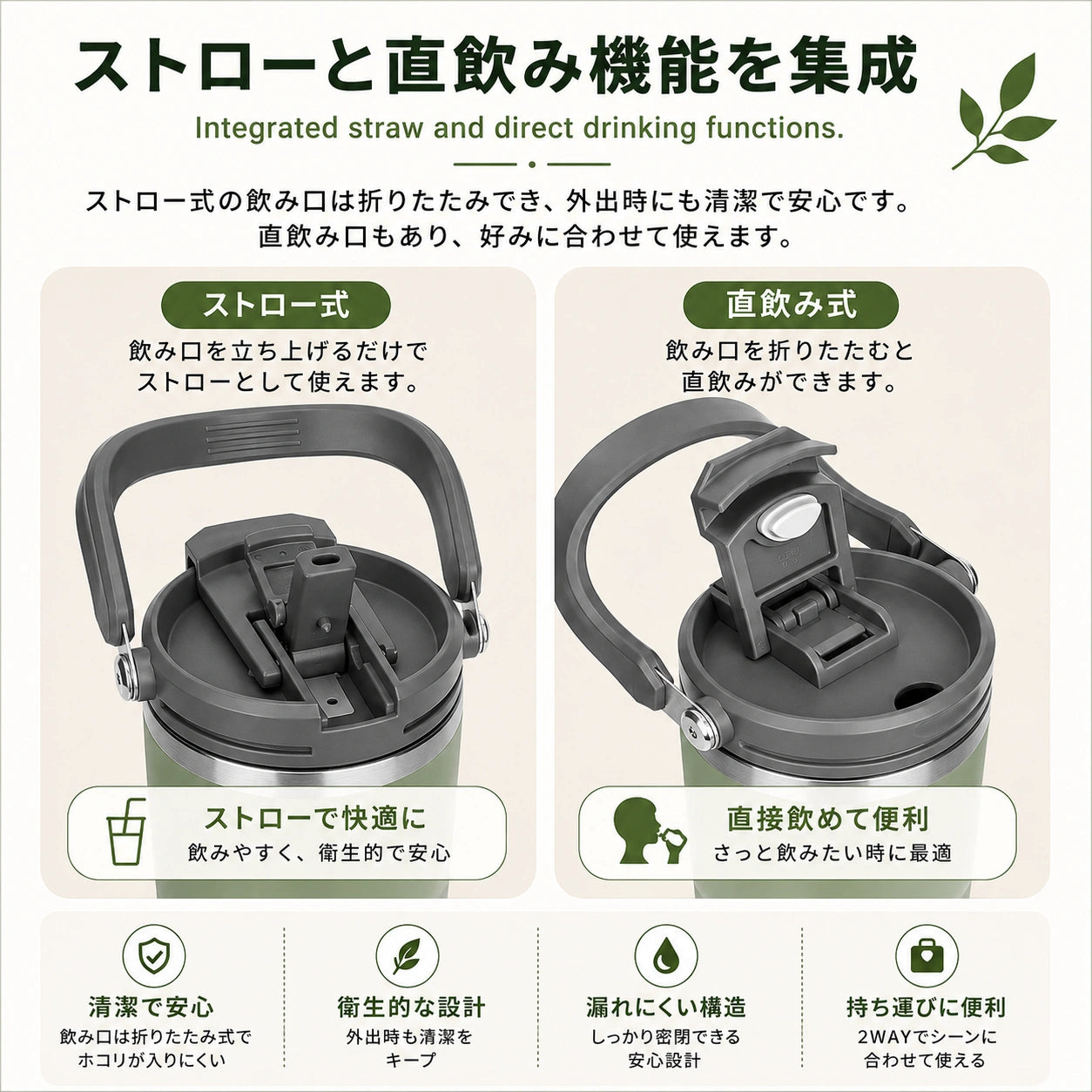 HydroFlow Pro™｜大容量ストロータンブラー