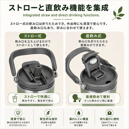 HydroFlow Pro™｜大容量ストロータンブラー