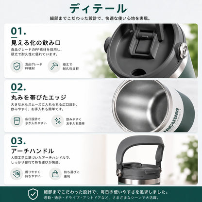 HydroFlow Pro™｜大容量ストロータンブラー