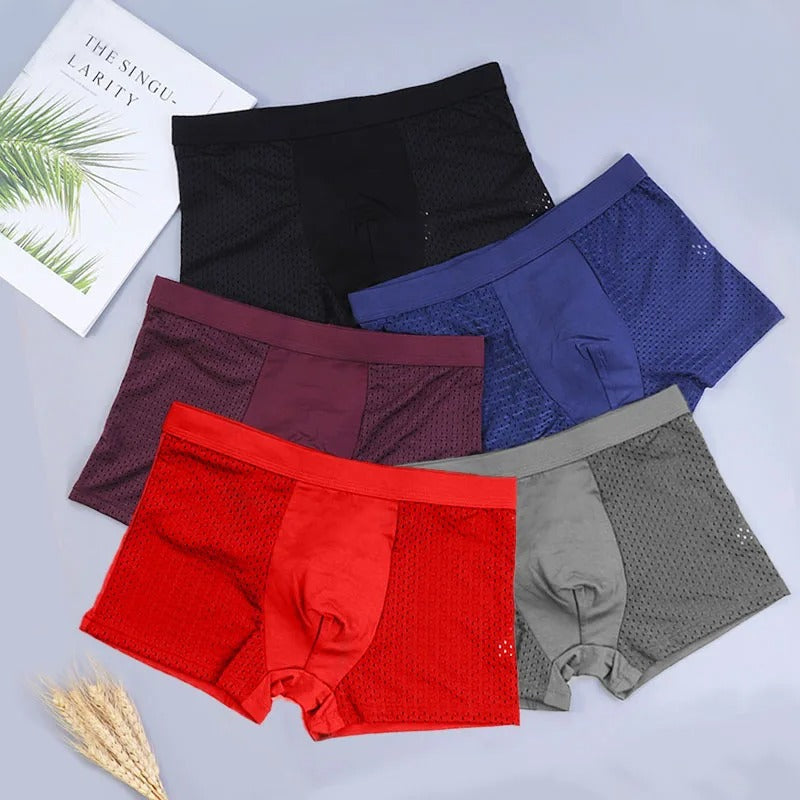 Takuroa™ SoftLuxe™ バンブーファイバーボクサーパンツ 10枚セット【5セット分の価格で10枚】
